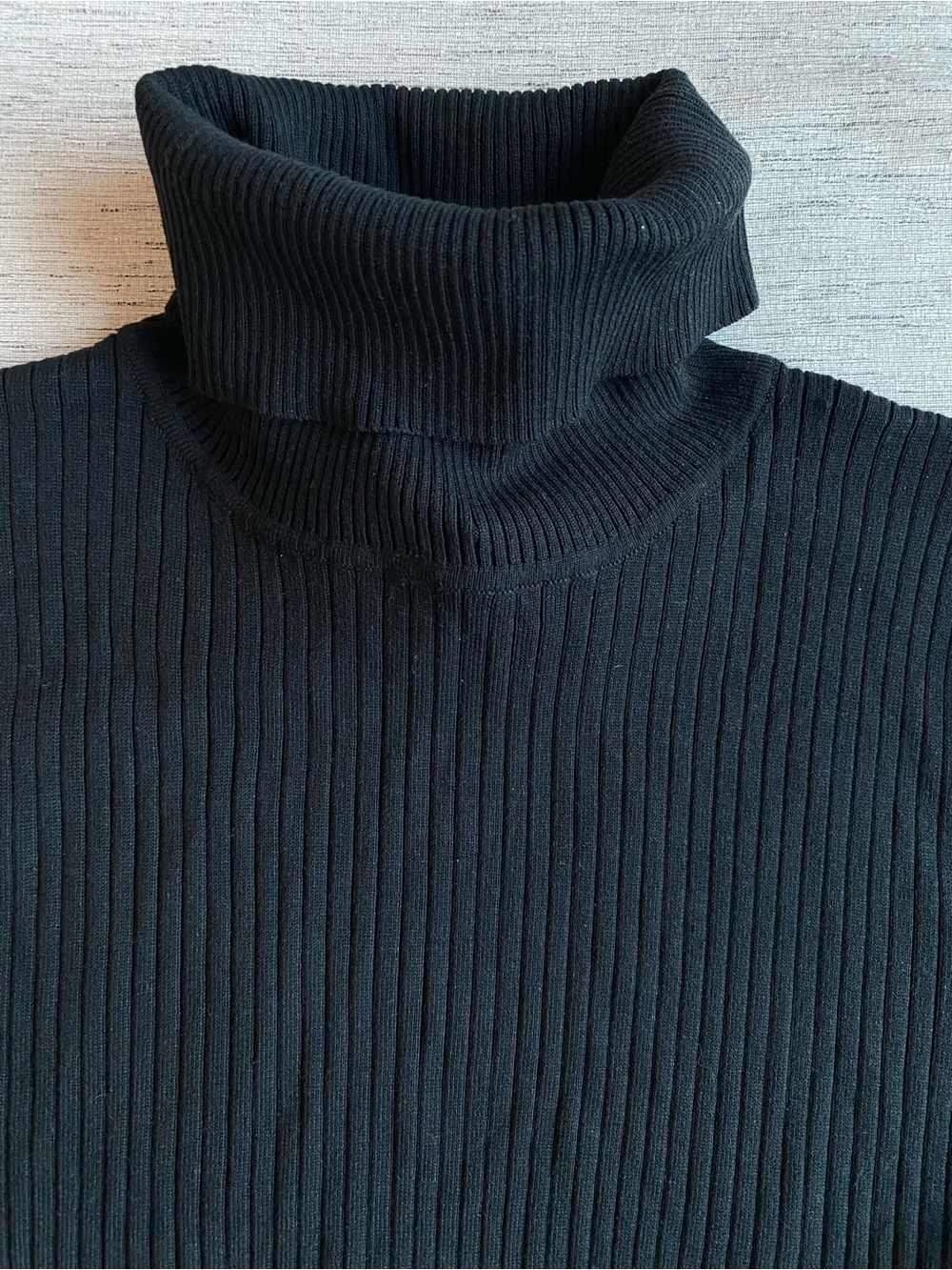 Chico's Women's Size 1 Black Silk Blend Turtleneck Long Sleeve Top NWT - Picture 9 of 14